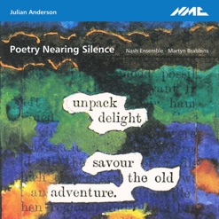 ANDERSON/POETRY NEARING SILENCE cover art