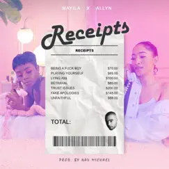 Receipts (feat. Allyn) - Single by Mayila album reviews, ratings, credits