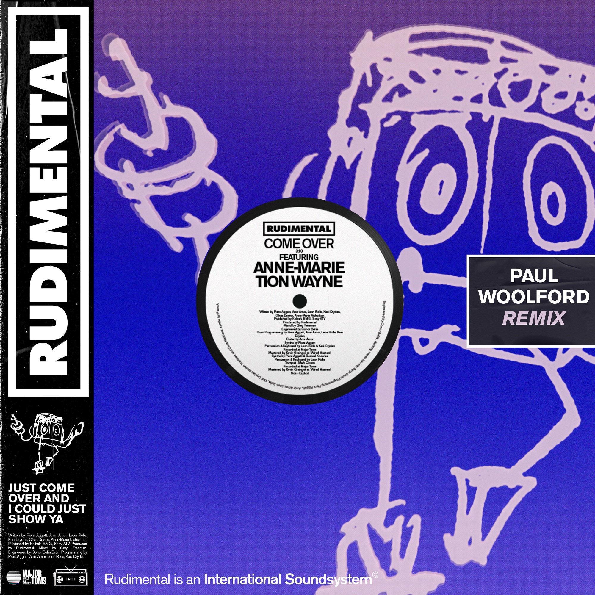Rudimental - Come Over (feat. Anne-Marie & Tion Wayne) [Paul Woolford Remix] - Single