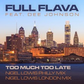 Too Much Too Late (feat. Dee Johnson) [Nigel Lowis Philly Mix Edit] artwork