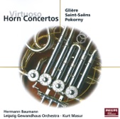 Gliere, Pokorny, Saint-Saëns: Horn Concertos