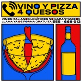 Vino y Pizza 4 Quesos artwork