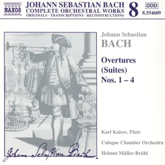 Bach: Overtures (Suites) Nos. 1-4 by Cologne Chamber Orchestra, Helmut Müller-Brühl & Karl Kaiser album reviews, ratings, credits