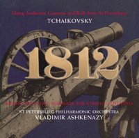 Leningrad Military Orchestra, St Petersburg Philharmonic Orchestra & Vladimir Ashkenazy - Tchaikovsky: 1812 Overture artwork