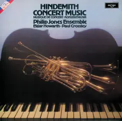Hindemith: Concert Music for Brass by Elgar Howarth, Paul Crossley & Philip Jones Brass Ensemble album reviews, ratings, credits
