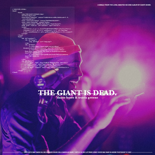 Dante Bowe - The Giant Is Dead (feat. Travis Greene)