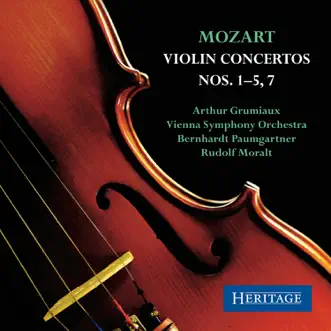 Mozart: Complete Violin Concertos by Vienna Philharmonic, Bernhard Paumgartner, Rudolf Moralt & Arthur Grumiaux album reviews, ratings, credits