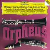 Weber: Clarinet Concertos - Rossini: Introduction, Theme and Variations artwork