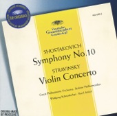 Stravinsky: Violin Concerto in D - Shostakovich: Symphony No. 10, Op. 93 artwork
