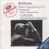 Sir Clifford Curzon & Vienna Philharmonic - Beethoven: Piano Concertos Nos. 4 & 5 artwork
