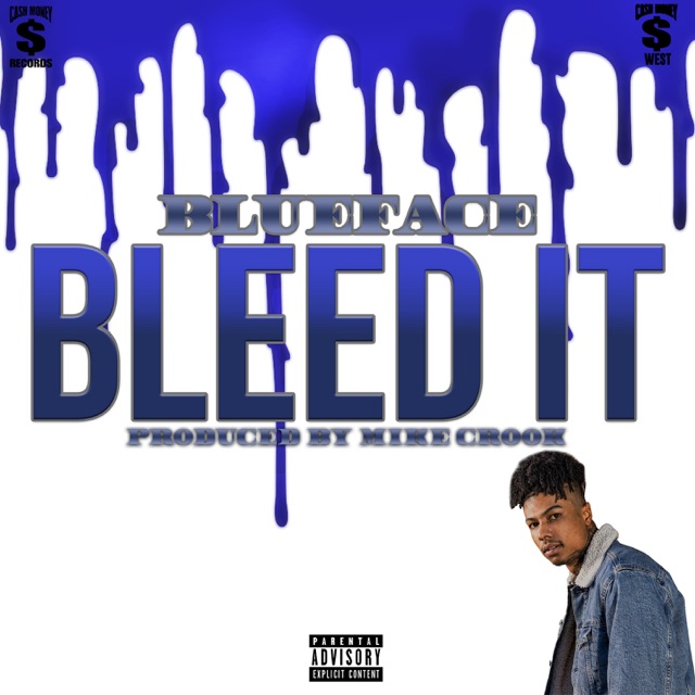 Blueface Bleed It - Single Album Cover
