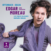 Edgar Moreau, Les Forces Majeures & Raphaël Merlin - Offenbach & Gulda: Cello Concertos artwork