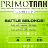 Battle Belongs (made famous by Phil Wickham, Bethel) [Worship Primotrax] [Performance Tracks] - EP