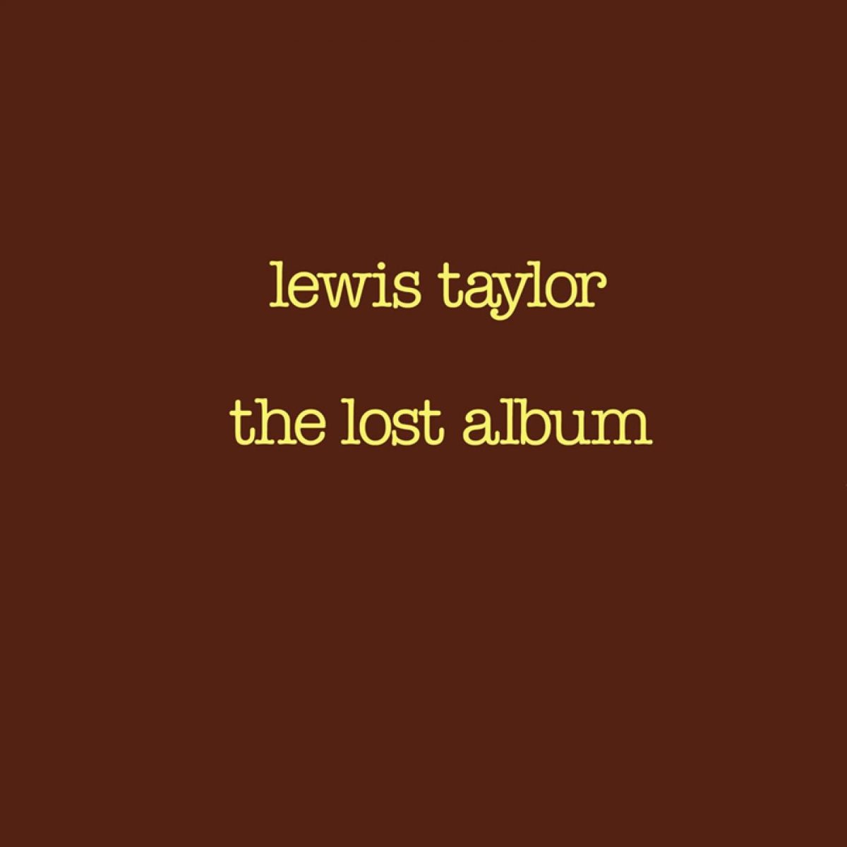 The lost album. 42. Lovellious & Lewis Taylor - too long.