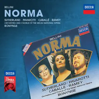 Bellini: Norma by Dame Joan Sutherland, Luciano Pavarotti, Samuel Ramey, Montserrat Caballé, Chorus of the Welsh National Opera, Welsh National Opera Orchestra & Richard Bonynge album reviews, ratings, credits