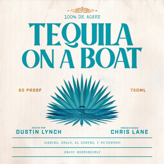 Cover artwork for Tequila On A Boat (feat. Chris Lane)