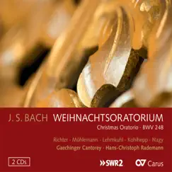 Bach, J.S.: Christmas Oratorio, BWV 248 by Regula Mühlemann, Wiebke Lehmkuhl, Sebastian Kohlhepp, Michael Nagy, Gaechinger Cantorey & Hans-Christoph Rademann album reviews, ratings, credits
