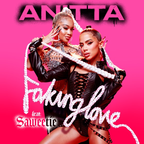 Cover artwork for Faking Love (feat. Saweetie)