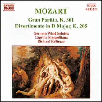 Mozart: Gran Partita; Divertimento by Capella Istropolitana, German Wind Soloists & Richard Edlinger album reviews, ratings, credits