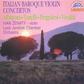 Albioni, Torelli, Pergolesi, Vivaldi: Italian Baroque Violin Concertos artwork