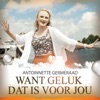 Want Geluk Dat Is Voor Jou - Single