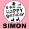 Happy Birthday Simon - Sing Me Happy Birthday lyrics