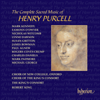 Robert King, Michael George, Jerome Finnis, Nicholas Witcomb, James Bowman, Choir of New College Oxford, Charles Daniels, Robert Evans & The King's Consort - O Sing Unto the Lord, Z. 44: VI. Tell It out Among the Heathen That the Lord Is King artwork