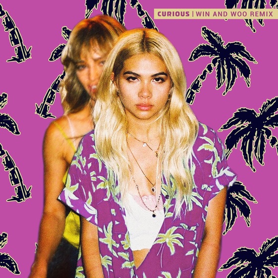 Cover artwork for Curious (Win and Woo Remix)