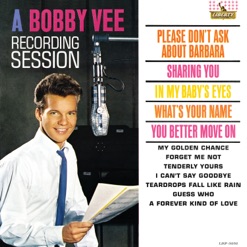 A BOBBY VEE RECORDING SESSION cover art