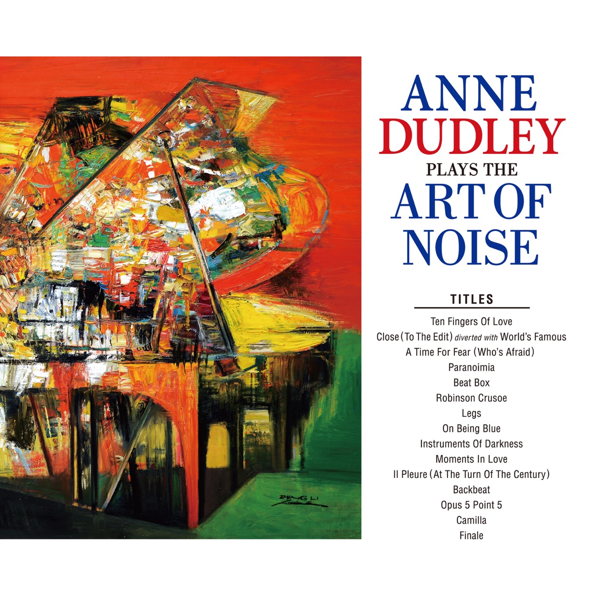 Plays The Art Of Noise Album Cover By Anne Dudley