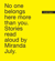 Miranda July - No One Belongs Here More Than You (Unabridged)