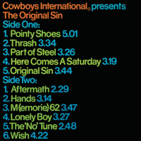 Cowboys International - The Original Sin artwork