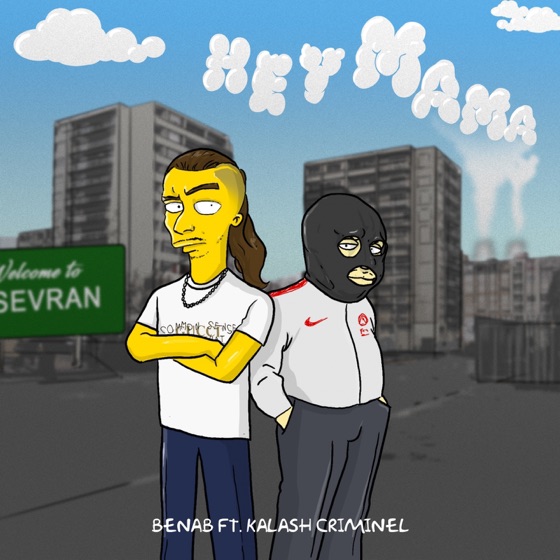 Cover artwork for Hey Mama (feat. Kalash Criminel)