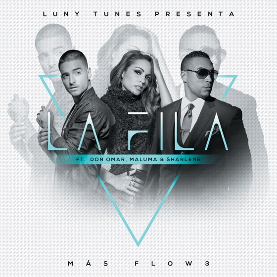 Cover artwork for La Fila (feat. Don Omar, Sharlene & Maluma)