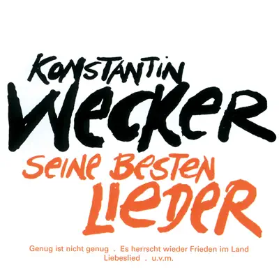 Konstantin Wecker: Seine besten Lieder - Konstantin Wecker