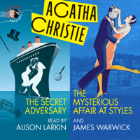Agatha Christie - 'The Secret Adversary' and 'The Mysterious Affair at Styles' (Unabridged) artwork