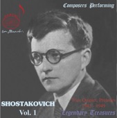 Shostakovich Performs, Vol. 1: Piano Quintet, Trio & Solos artwork