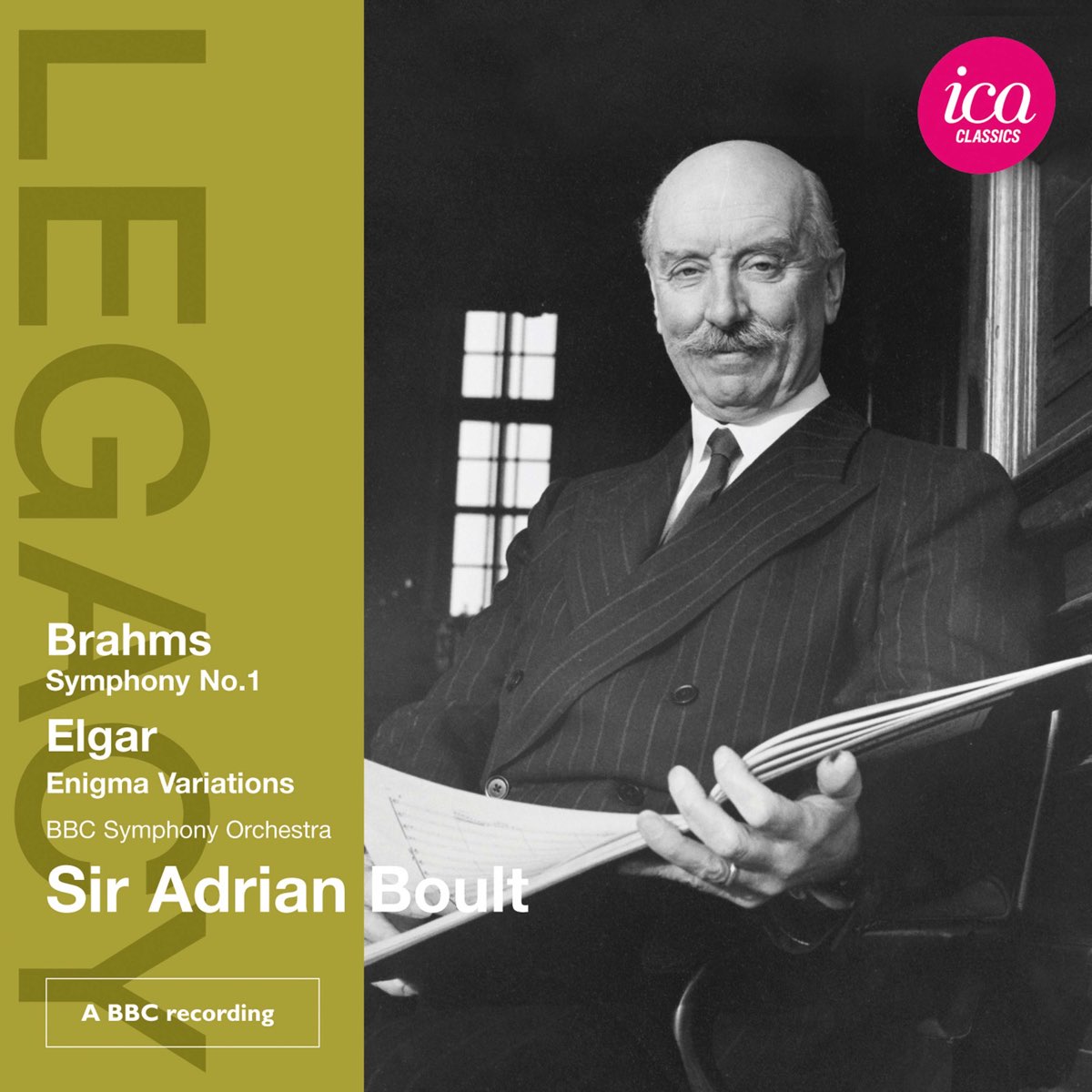 ‎Brahms: Symphony No. 1 - Elgar: Enigma Variations (Live) By Sir Adrian ...