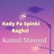 Kady Pa Spinki Raghzi - Kamal Masood lyrics