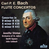 C.P.E. Bach Flute Concertos artwork