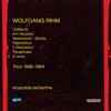 Stream & download Wolfgang Rihm: Trios 1969-1994