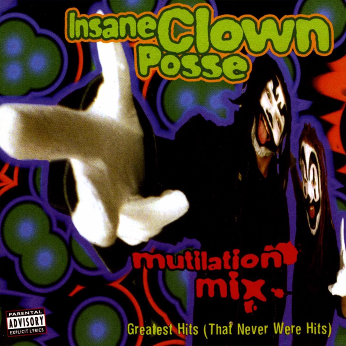 Перевод песни insane clown. Insane Clown Posse - Mutilation Mix Greatest Hits (that never were Hits) (1997) обложка. Insane Clown Posse albums. Insane Clown Posse House of Horrors текст.