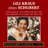 Lili Kraus Plays Schubert: Piano Sonata No. 16 in a Minor, Op. 42, D845 & Piano Sonata No. 13 in a Major, Op. 120, D664 album lyrics, reviews, download