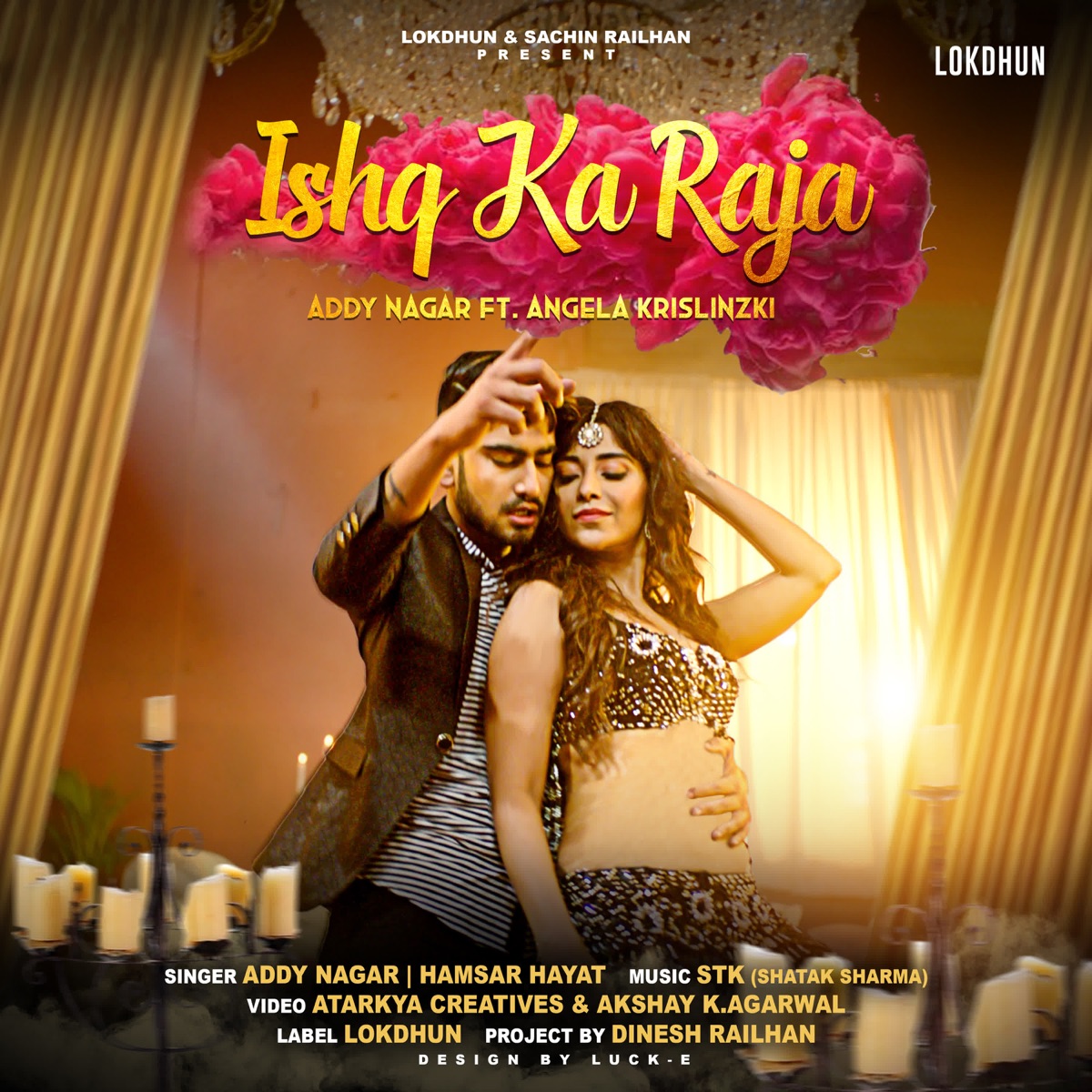 ‎Ishq Ka Raja (feat. Angela Krislinzki) - Single by Addy Nagar & Hamsar  Hayat on iTunes
