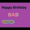 Happy Birthday Dad artwork