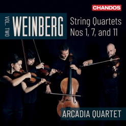 WEINBERG/STRING QUARTETS - VOL 2 cover art