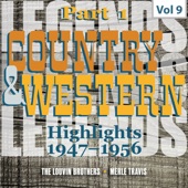 Country & Western Highlights, Pt. 1: Vol. 9, The Louvin Brothers & Merle Travis artwork