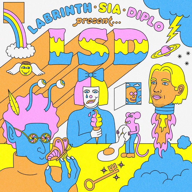 LABRINTH, SIA & DIPLO PRESENT... LSD Album Cover