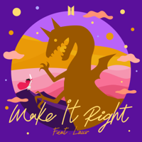 BTS - Make It Right (feat. Lauv) artwork