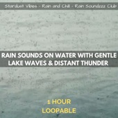 Rain Sounds on Water with Gentle Lake Waves & Distant Thunder: One Hour (Loopable) artwork